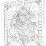 Kipapa final drawing, preparing to number each of the more than 3,000 pieces.